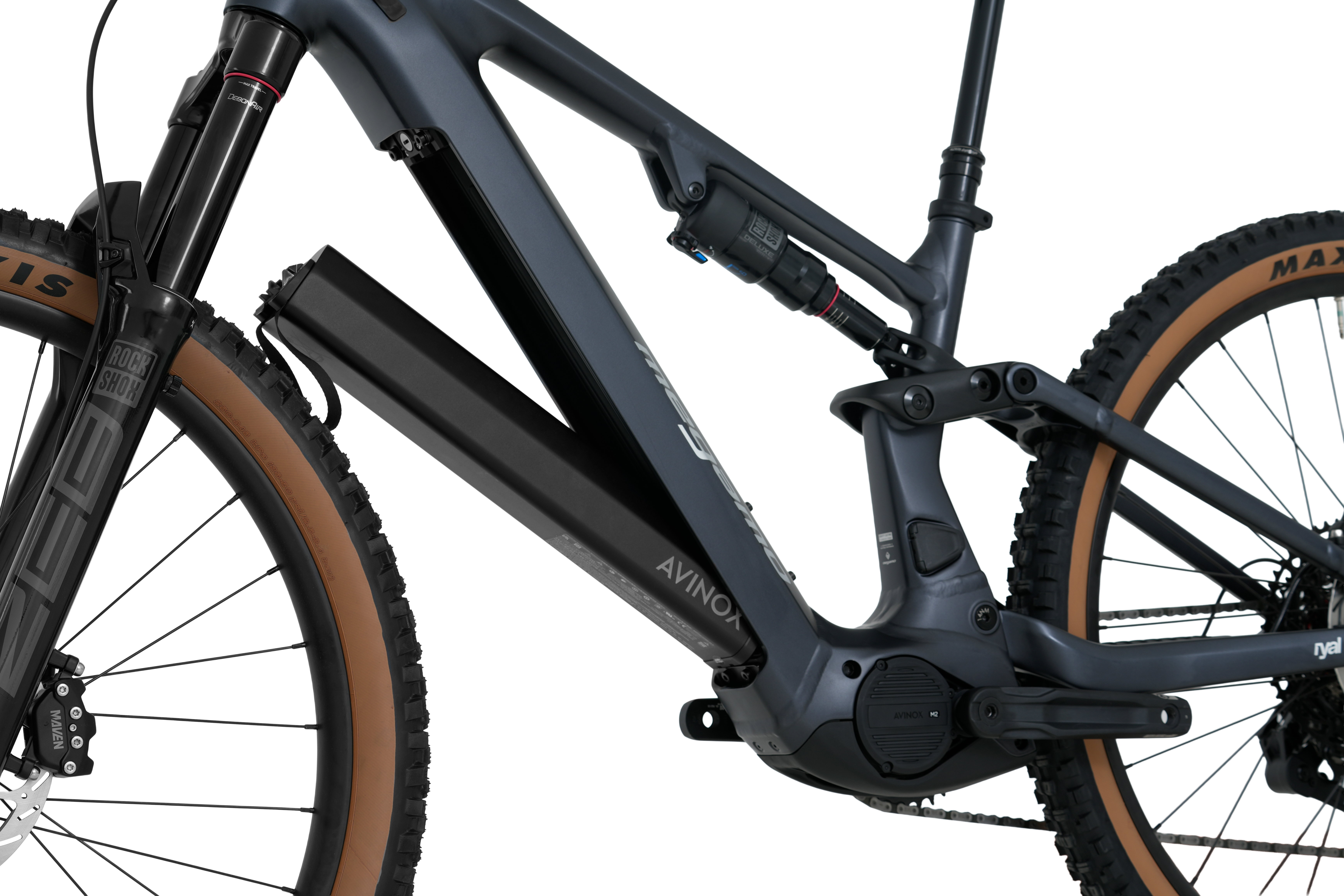 Ryal 03 AXS frame with 800Wh Avinox integrated removable battery